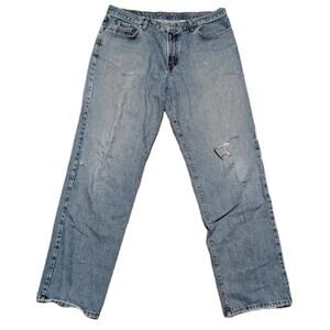 VTG Lucky Brand Dungarees Mens Jeans Size 38 X 34 Baggy Medium Wash Made in USA
